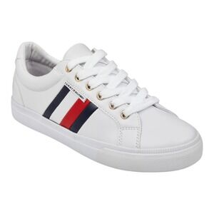 Tommy Hilfiger Twlightz White Multi Stripe Casual Fashion Sneakers Womens Size 7